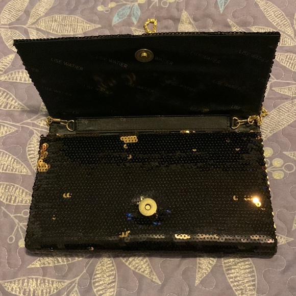 Lise Watier Sequined Evening Purse - Picture 2 of 5